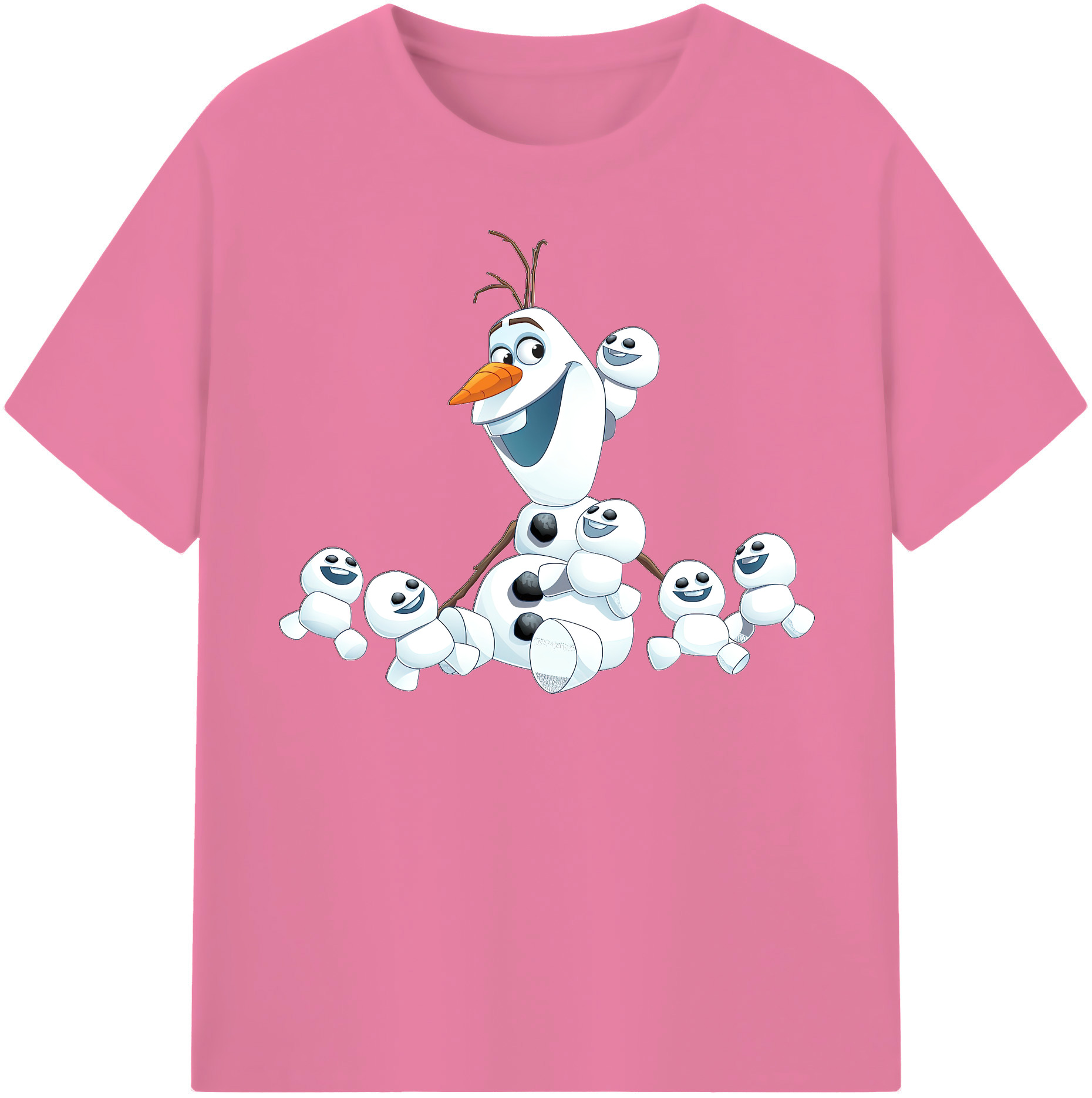 （画像用） アナと雪の女王 アンナ エルサ Frozen Anna Elsa 綿100％半袖Tシャツ（フロントプリント）